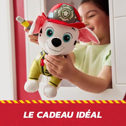 Paw Patrol Gund Pat Patrouille Marcus 30 Cm Fire Rescue Mission Pompiers Peluche Chien Lavable en Surface Pat Patrouille Jouet Premier Age Peluche Bébé Jouet Enfant Et + - vue 6