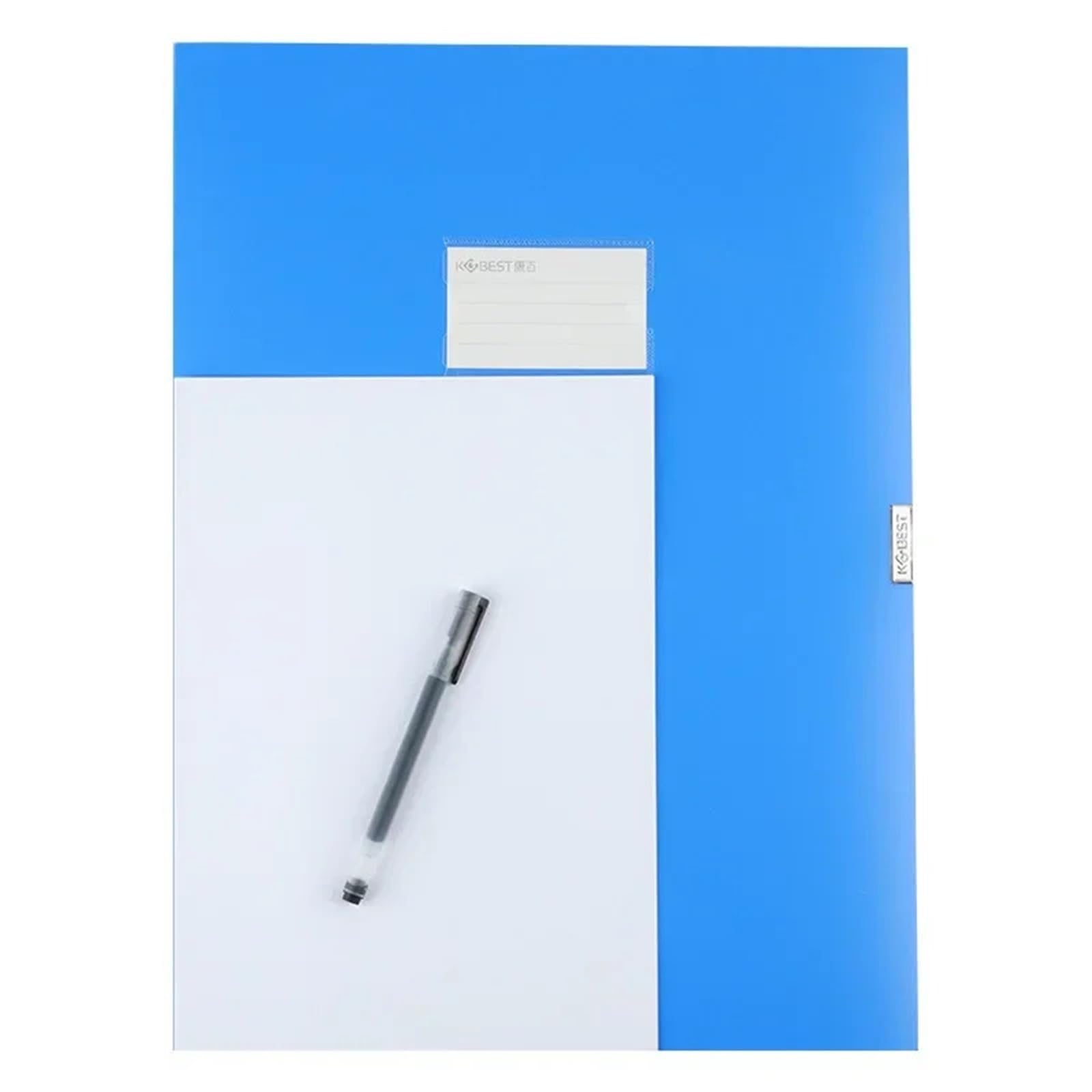 Scatola for documenti A3, scatola for for ufficio finanziario, for voucher contabili di grande capacità, archiviazione multifunzionale carta Per Ufficio, Casa e Scuola(Blue)
