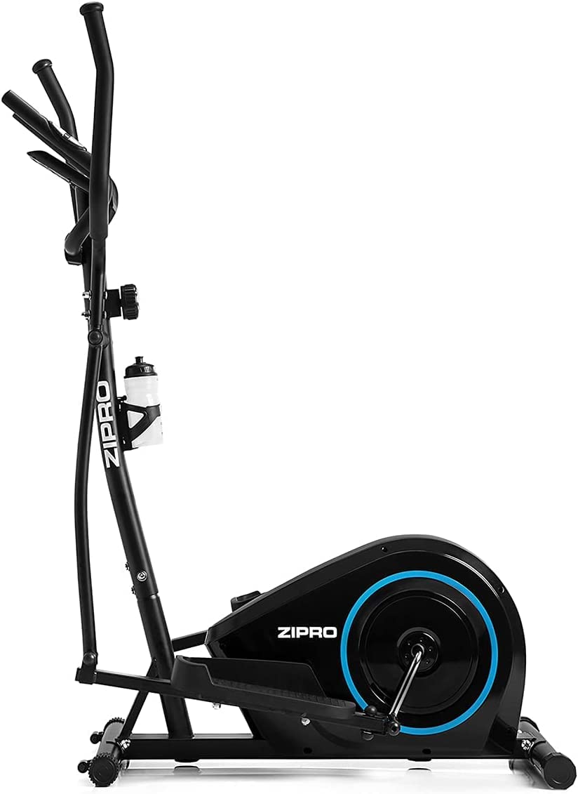 Zipro Elíptica Burn, Resistencia de hasta 120 kg, Ideal para el hogar, Equipo de Entrenamiento Cardiovascular, máquinas de Ejercicio, Entrenador doméstico, 8 Niveles de Resistencia