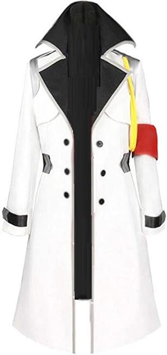 Womens Costume Cosplay Suit Uniform Zero Two Cosplay Costume Cloak Dress Hat Set