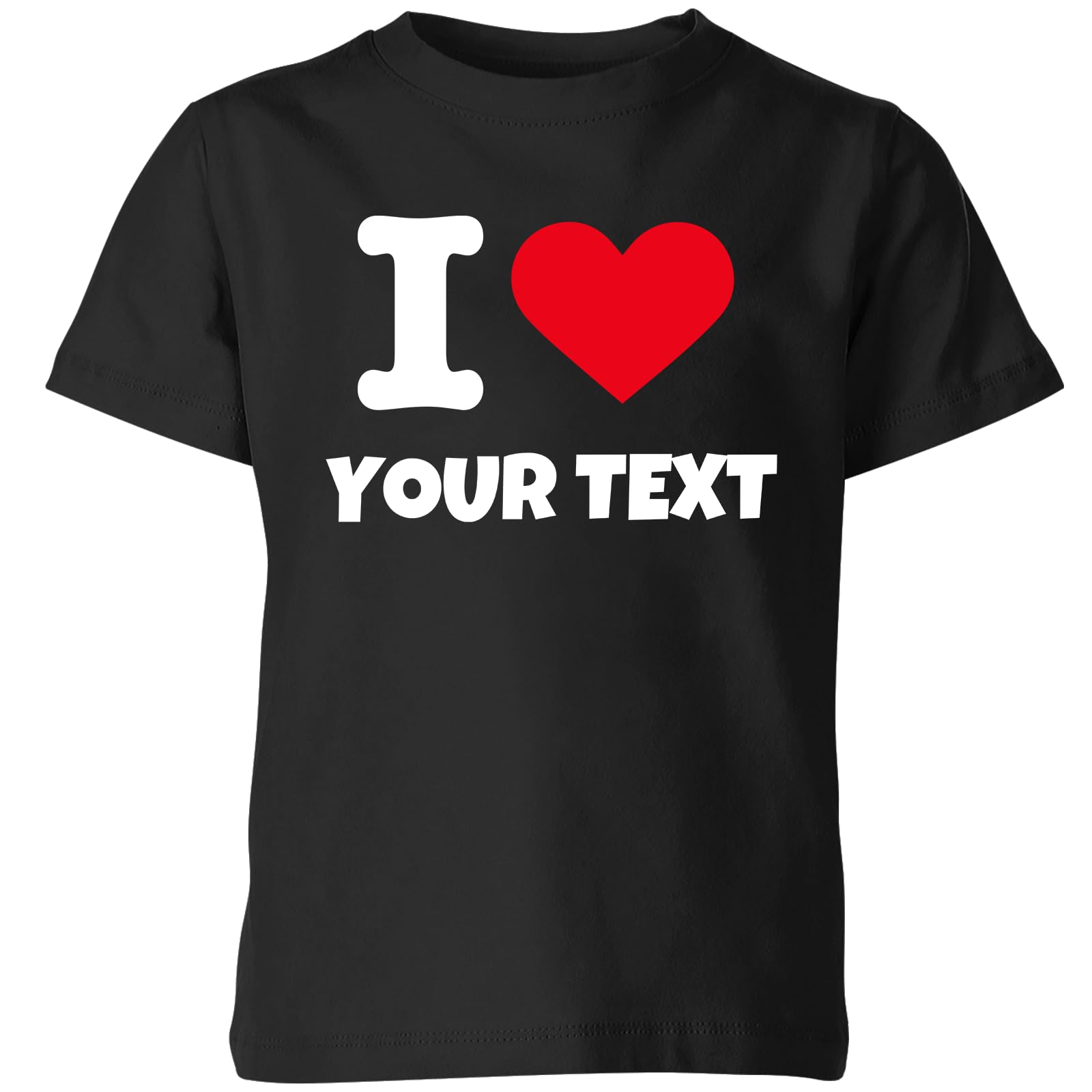 Custom I Heart Shirt Personalized t-Shirts Text Name Print T-shirts