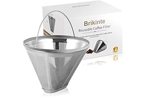 Reusable No. 4 Cone Coffee Maker Filter Basket