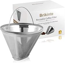 Reusable Coffee Filter for Ninja Dual Brew Pro Coffee Maker, 304 Stainless Steel Replacement Coffee Maker Filter Compatible with Ninja CFP301 DualBrew Pro Specialty Coffee Maker