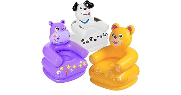 intex sisme cocuk koltuk hayvan motifli