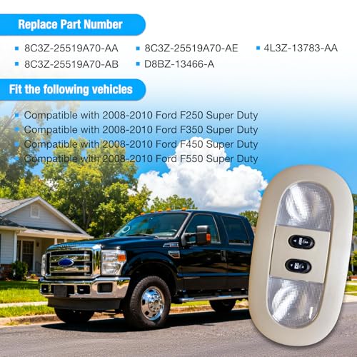 Consola de techo con luz LED y control de techo Ford F-150 2004-2008 miniatura 2