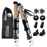 ALPIN LOACKER Collapsible Trekking Poles for Hiking I Carbon Hiking Poles Ultra Lightweight I...
