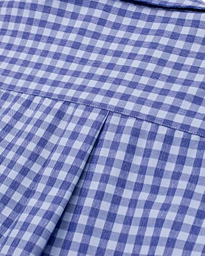 Image of Alimens & Gentle Mens Solid Oxford Shirt Long Sleeve Dress Shirt Work Casual Button Down Shirts with Pocket