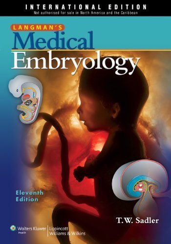 By Thomas W. Sadler: Langman's Medical Embryology Eleventh (11th) Edition