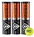 Dunlop Fort Clay Court - Tennisbälle - 12 Bälle (3 Dosen mit je 4 Bällen / 3 Tin x 4 Balls) - gelb - optimaler Trainingsball - Top-Preis Leistung