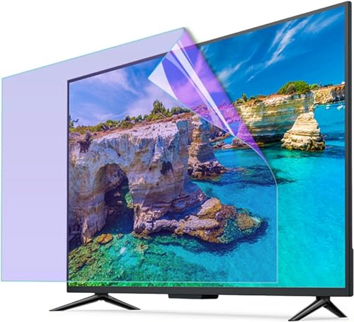 Protector De Pantalla Antirreflejos Para Televisores De 32 A 75 Pulgadas, Acabado Mate, Antirreflejos, Antiluz Azul, Sin Burbujas, Fácil De Instalar Para Samsung, Sony, Sharp, Lg, Etc. / 32 Pulgadas