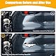 JOZMMZEOOA Auto Aufkleber 2 Stück Fledermaus Aufkleber Auto Metall Motorrad 3D Sticker Autoaufkleber Tuning Multifunktional,für Motorrad PC Laptop Zubehö (Silber)
