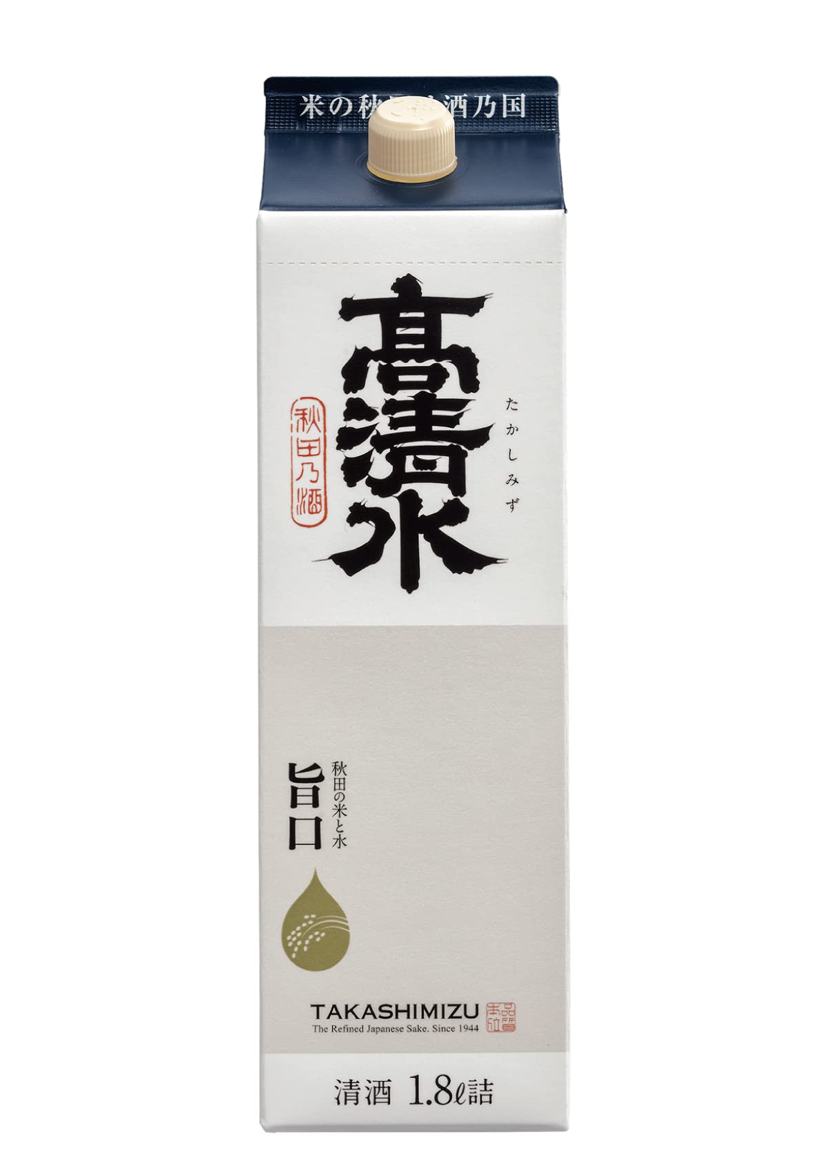 秋田酒類製造 高清水 サケパック [ 日本酒 秋田県 1800ml ]