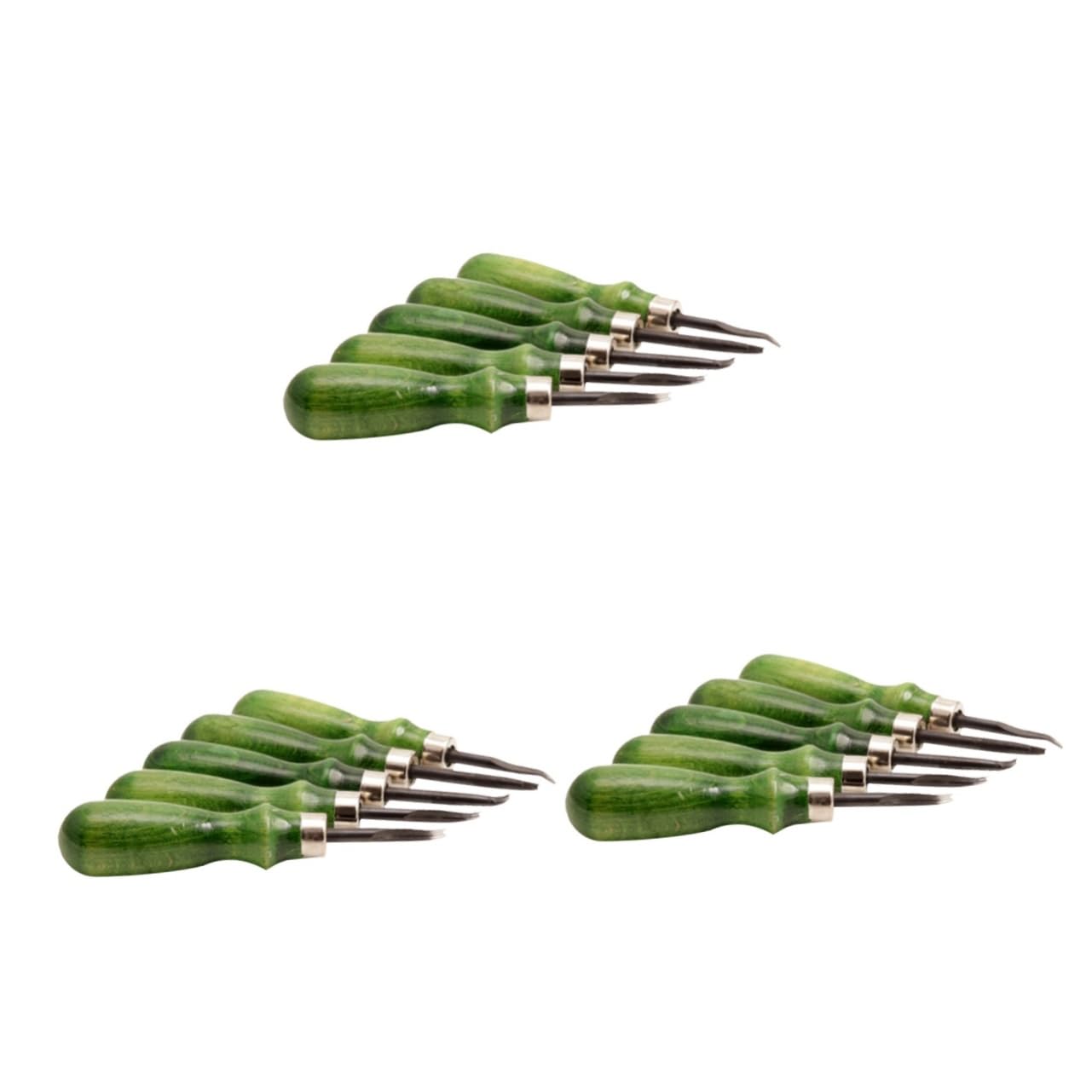 NUOBESTY 3sets Strumento Per Smussare Bordi Taglierina Per Pelle Attrezzo Di Precisione Per Lavori Artigianali Pelle Per Progetti Di Pelletteria