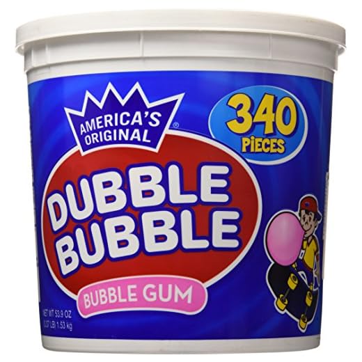 Dubble Bubble Gum, 53.9 Ounce - 340 Count Bucket