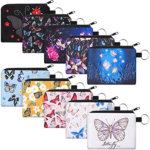 Sacs de monnaie boho fini le désordre dans le sac grâce à ce lot de 10 mini pochettes zippées