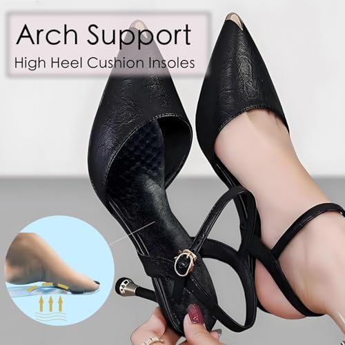 2 pares de plantillas de gel para tacones altos con soporte de arco miniatura 2