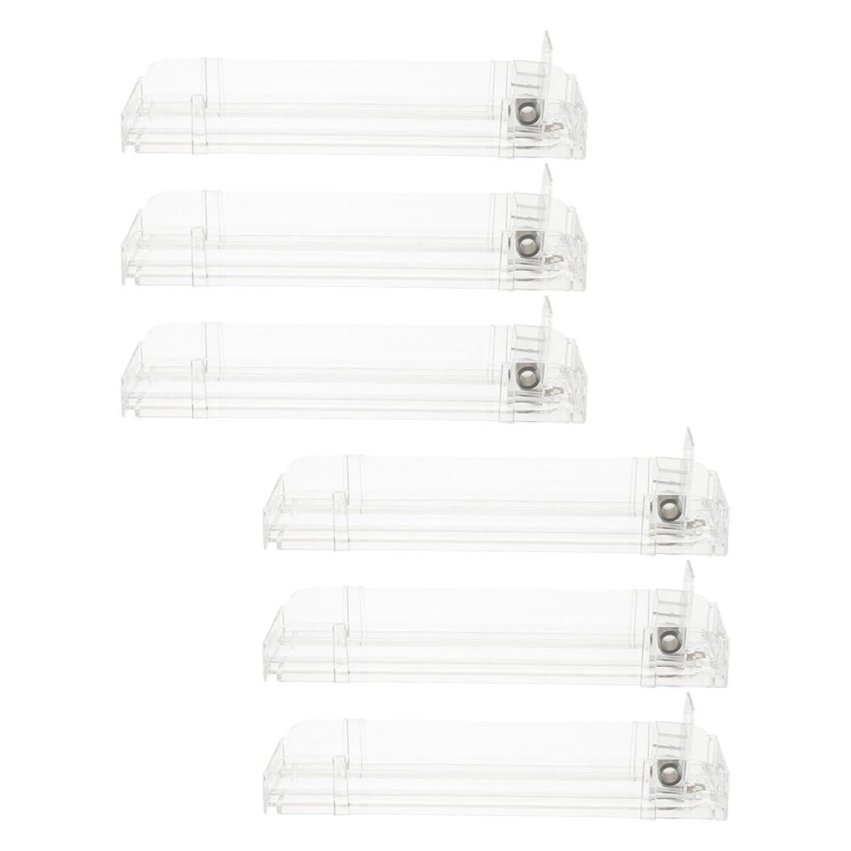 Organisateur à ressort compact pour 10 paquets avec distributeur automatique en plastique