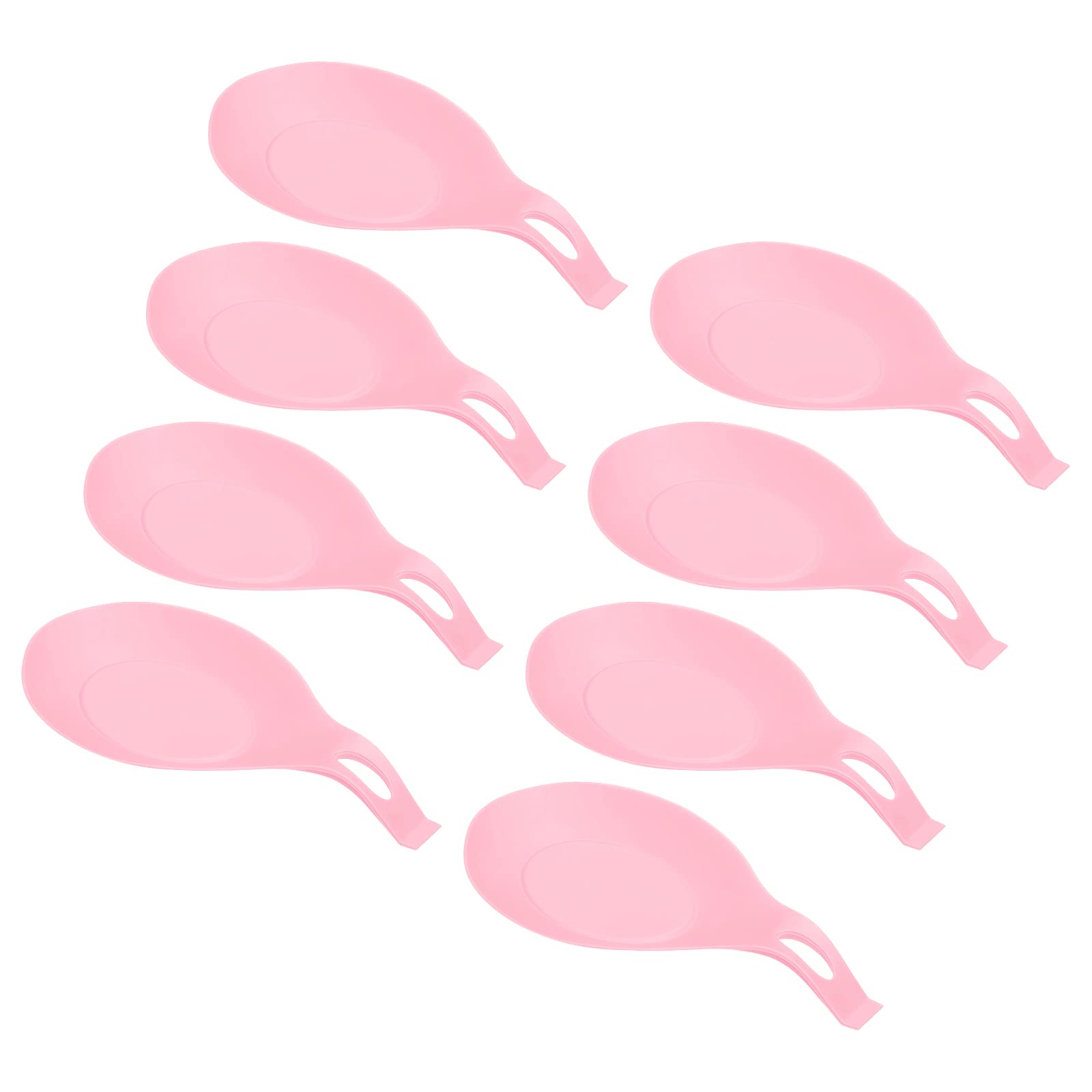 Repose-cuillère en silicone de comptoir rose pour garder une cuisine propre
