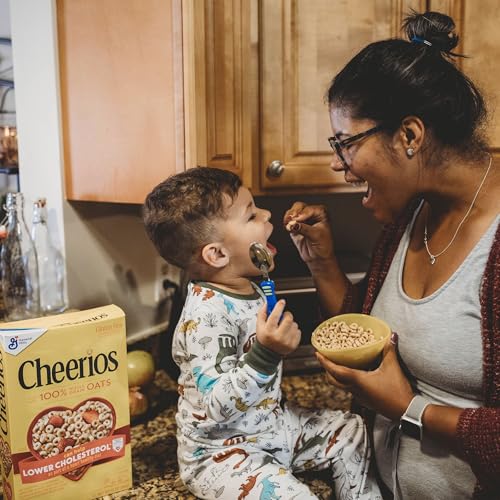 Image of Cheerios Whole Grain Oats Gluten-Free Breakfast Cereal, 2.2 oz Pouch (Pack of 5)