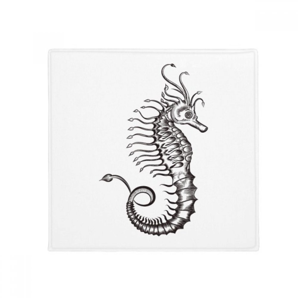 Tapis de bain hippocampe antidérapant et absorbant pour sol de cuisine
