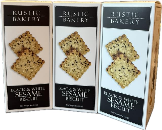 Rustic Bakery Biscuits (Black And White Sesame Biscuit)