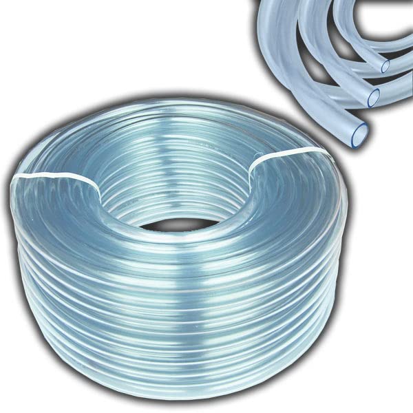 eco-filtration Full Range Of Pond Aerators | Air Stones | Sinking Airline | PVC Hose | Accessorys & Fittings ((10m) 9.5mmID - 14mmOD Clear PVC Airline)