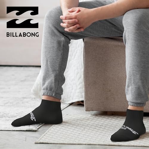 Billabong Mens Socks 8 Pairs Ankle Socks for Men Premium Athletic Shoe Size 8-123