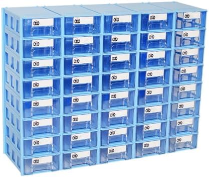 40-Drawer Storage Organizer – Stackable Tool Box for Beads, Nuts, Bolts & Crafts – Perfect for Home, Garage & Business Organization, Space-Saving Solution