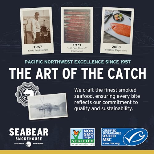 Seabear Smoked Salmon Trio 530ml Box One New