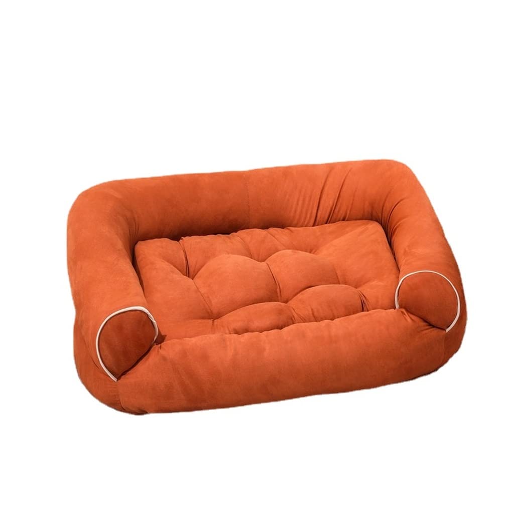 RICHRAIN Schlafsofa Für Hunde – Dick Gepolstert, Kuschelig Warm & Bissfester Stoff | In Verschiedenen Größen & Farben
