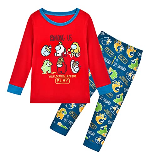 Thombase Niños Among Us Pijamas Dos Piezas Victory Impostor Divertidos Ropa De Dormir Cover