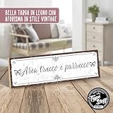 Zoom IMG-1 typestoff targa in legno con Zoom IMG-1 typestoff targa in legno con