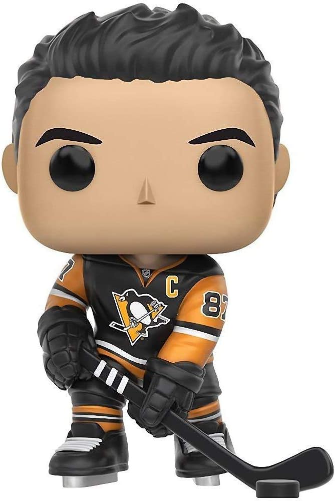 Funko Pop! Sports NHL: Penguins - Sidney Crosby (Home Jersey) #02 Action Figure (Bundled with Pop Box Protector to Protect Display Box)