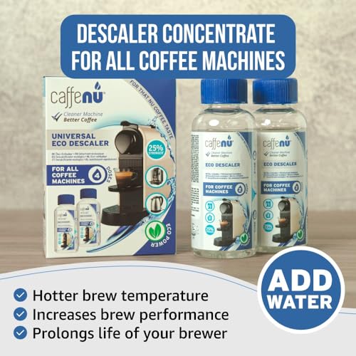 Universal Coffee Machine Descaling Solution. Coffee Machine Descaler Liquid 4 Uses. Descaler Kit. Part of your Barista Accessories Set. Compatible with Nespresso, Phillips, Lavazza, Verismo and More! - Thumbnail 3
