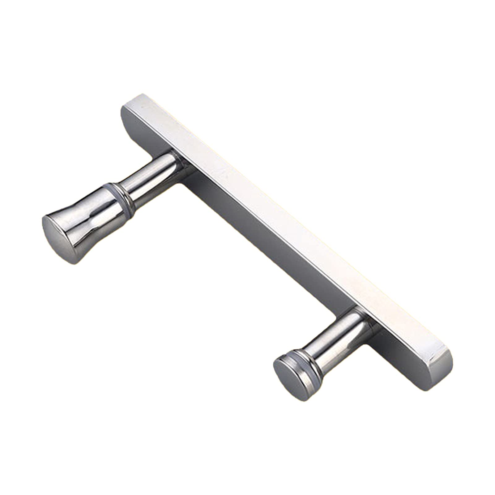 DFGHNBVC Glass Door And Window Handles Push And Pull Glass Door Handle,Heavy-Duty 304 Stainless Steel Push Pull Door Handle/Glass Pulls, Full Polished Stainless Steel Finish