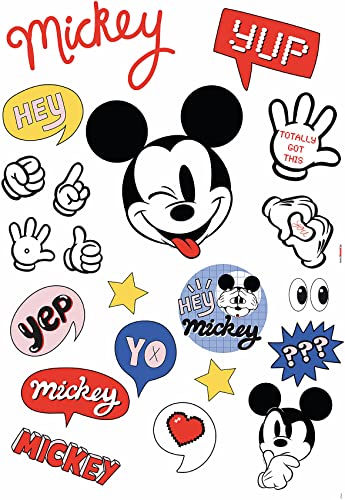 Pegatinas de pared infantiles Komar 1406h de Mickey Mouse decorativas en lámina de 50x70 cm 2