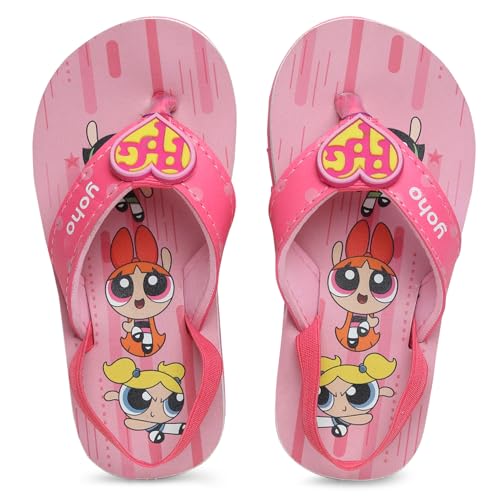 Image of YOHO Slippers for Toddlers | Comfortable and Lightweight Kids FlipFlop|WB Cartoon & Comic Characters: Batman, Superman, PPG, Tom & Jerry, Scooby Do and We Bare Bears Footwear for Girls & Boys