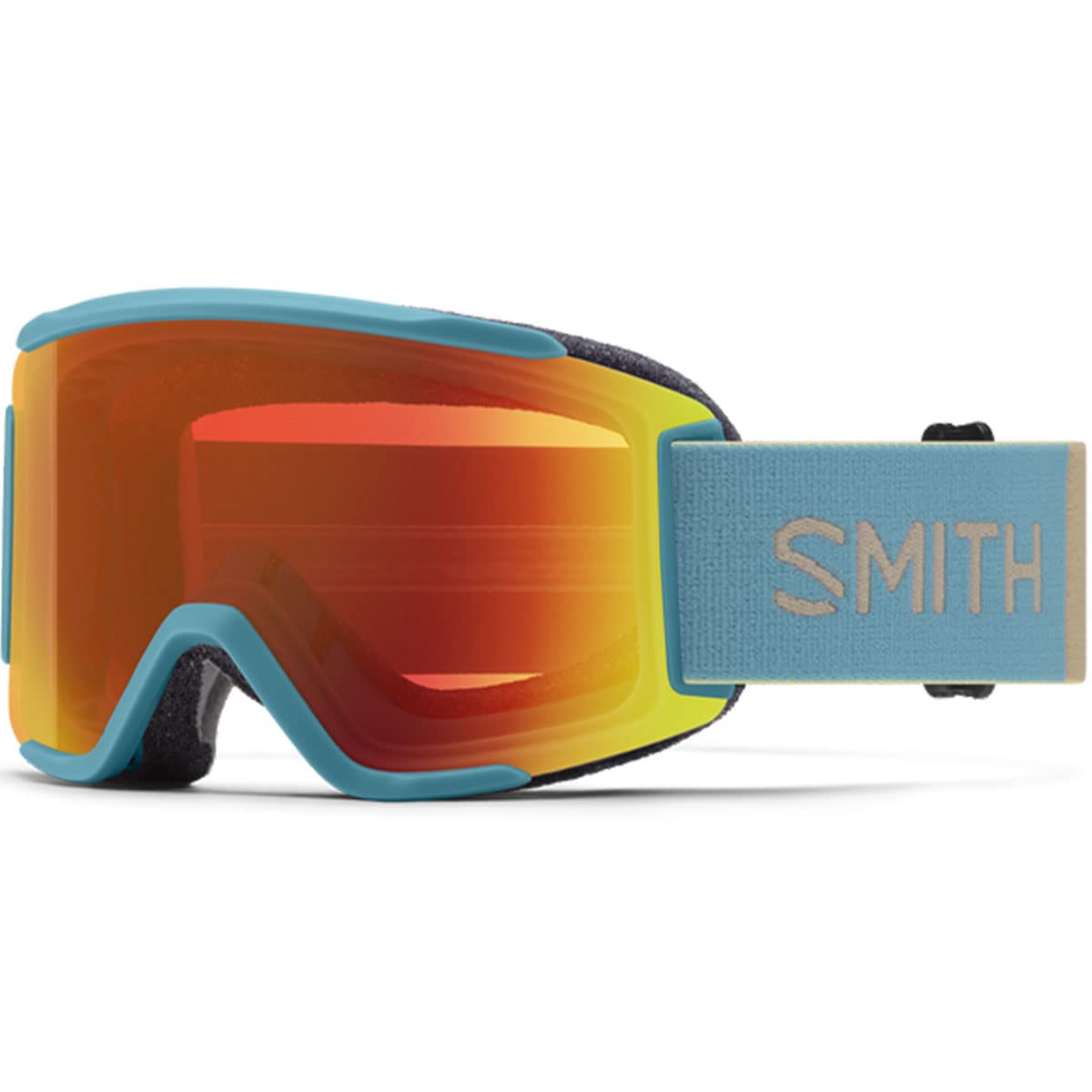 SMITH OPTICS SQUAD XL Ski- Snowboardbrille CARNELIAN 22 - ChromaPOP Red Mirror Everyday NEU