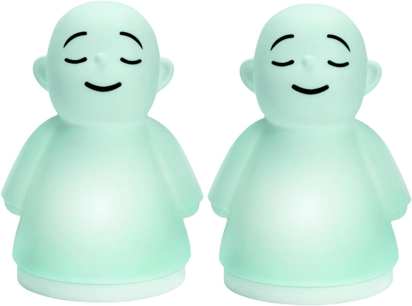 Set of 2 Stress Relief Night Light for Mindfulness – Guided Visual Meditation Tool for Women Men- Relaxing Self Care for Adults Kids