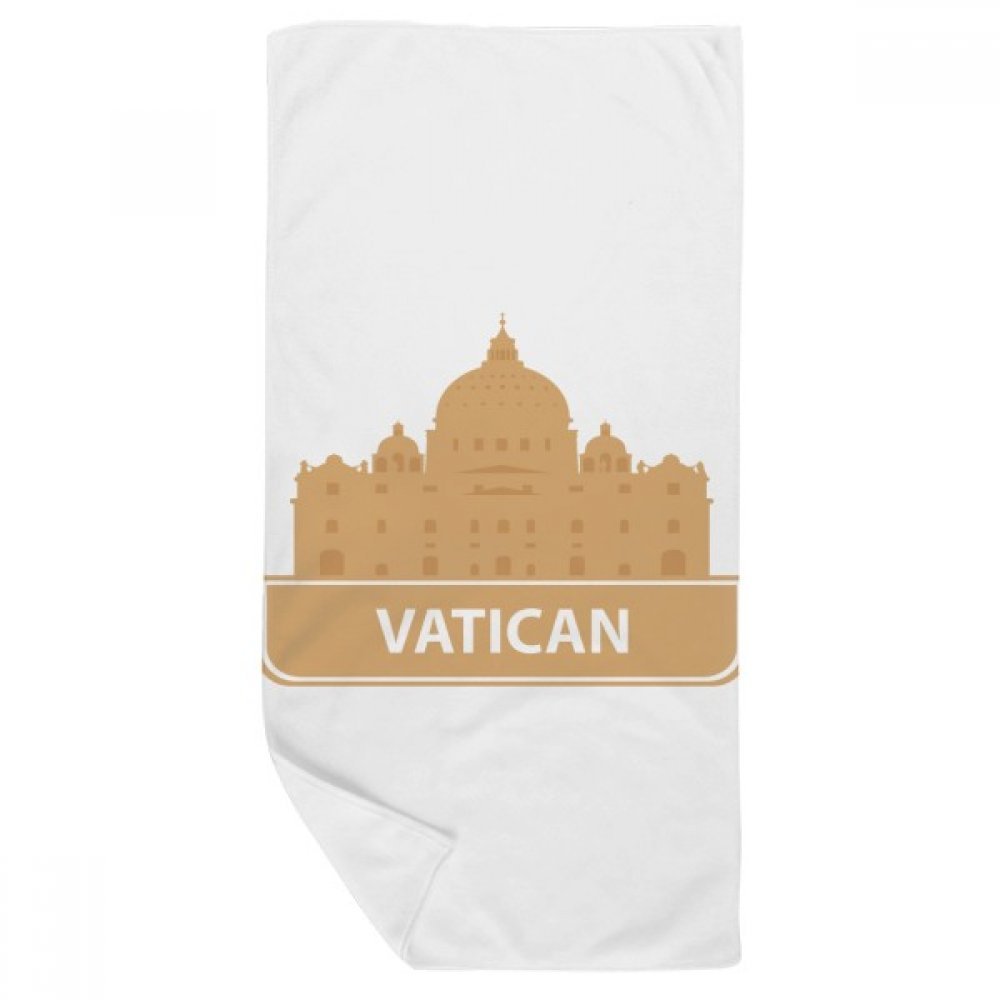 Serviette de bain Vatican jaune pour votre routine bien-être et sport