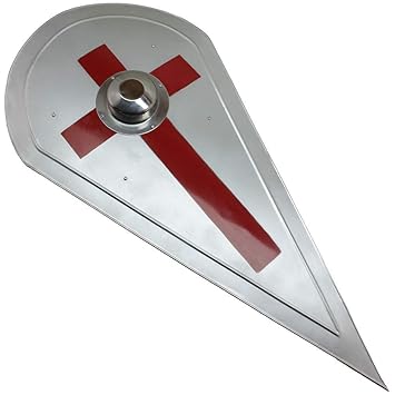 Royal Nautical 36 Inches Medieval Steel iron Crusader Shield