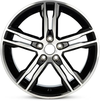 New OEM Replacement Wheel for 2015-2018 Ford Focus 18x8 inch Aluminum Rim Machined Black Fit 225/45R18