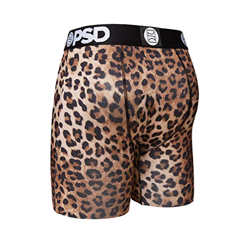 PSD Men's Brief Underwear Bottom (Orange/Cheetah Warface, XL)3