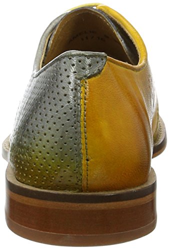 Melvin & Hamilton Amelie 9_Venice Perfo / Venice Morning Grey/Yellow/Shade Yellow LS-Nat.