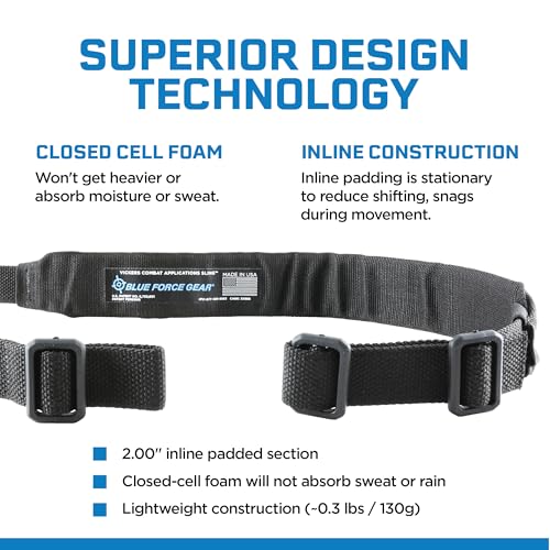 Blue Force Gear Vickers Padded Sling with 2” Comfort Foam Pad, OD Green by Blue Force Gear - Image 4