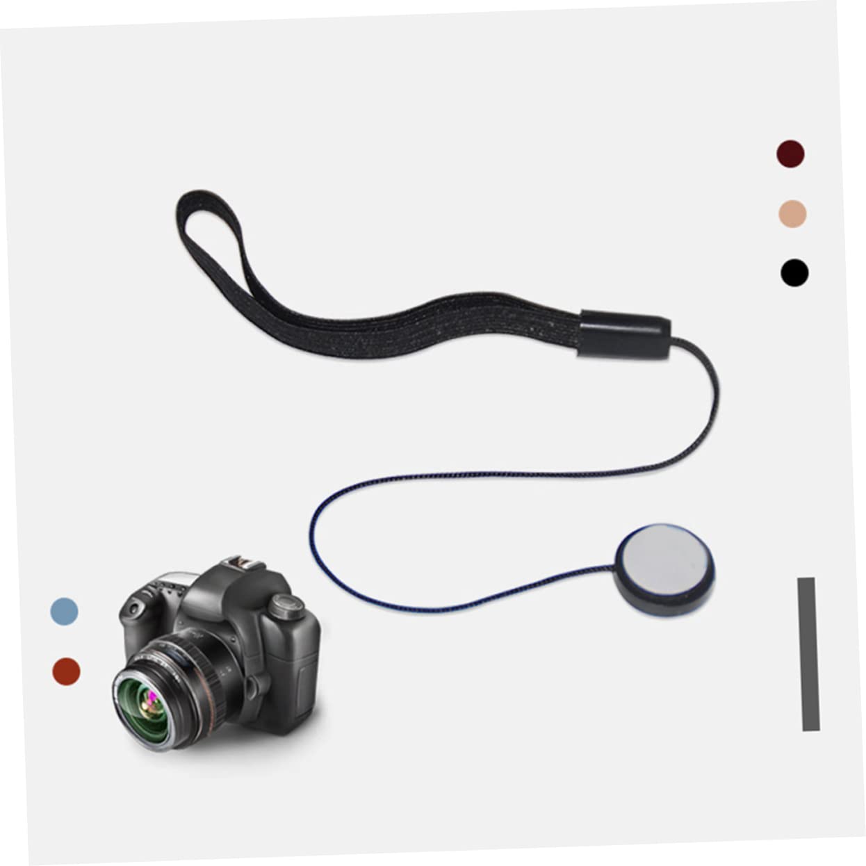 SHINEOFI Correa De Muñeca Para Cámara De Poliéster Pack De Arnés Antipérdida Para Accesorios De Fotografía Para Camping Y Senderismo