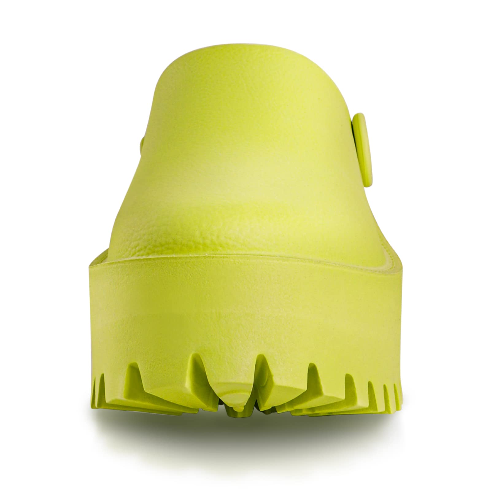 Women Platform Thick Soled Slippers,Beige Slip On Clogs Casual Non Slip Home Lazy Waterproof Fashion Sandals