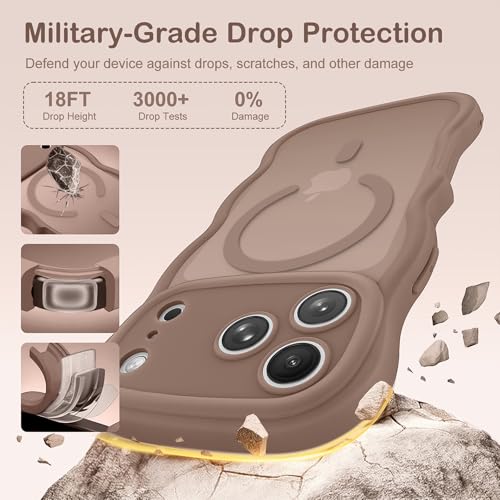 Coque rigide iPhone 17 Pro Max protection camera antichoc et ondule compatible MagSafe - 7