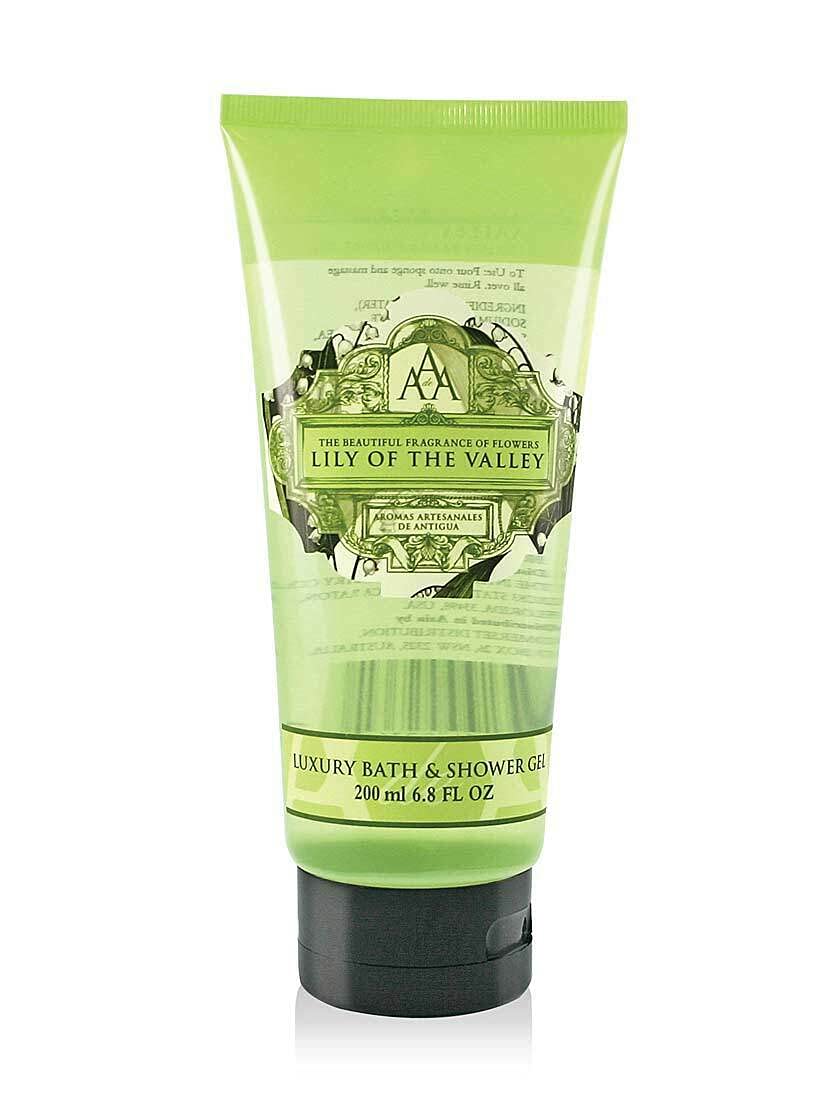 AAA DE AROMAS ARTESANALES DE ANTIGUA by Somerset Bath and Shower Gel, Lily of the Valley, 6.76 Fl Oz