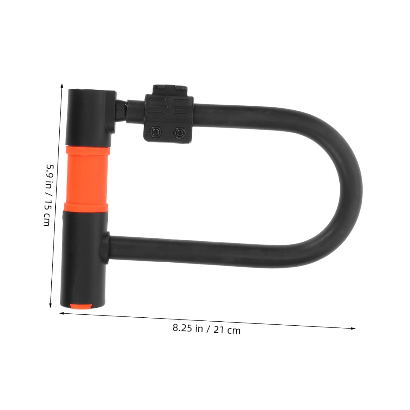 Lucchetto Antifurto a U per Bicicletta e Scooter, Nero